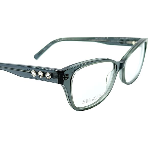Swarovski SK5430 Womens Plastic Eyeglass Frame 020 Grey 53-15